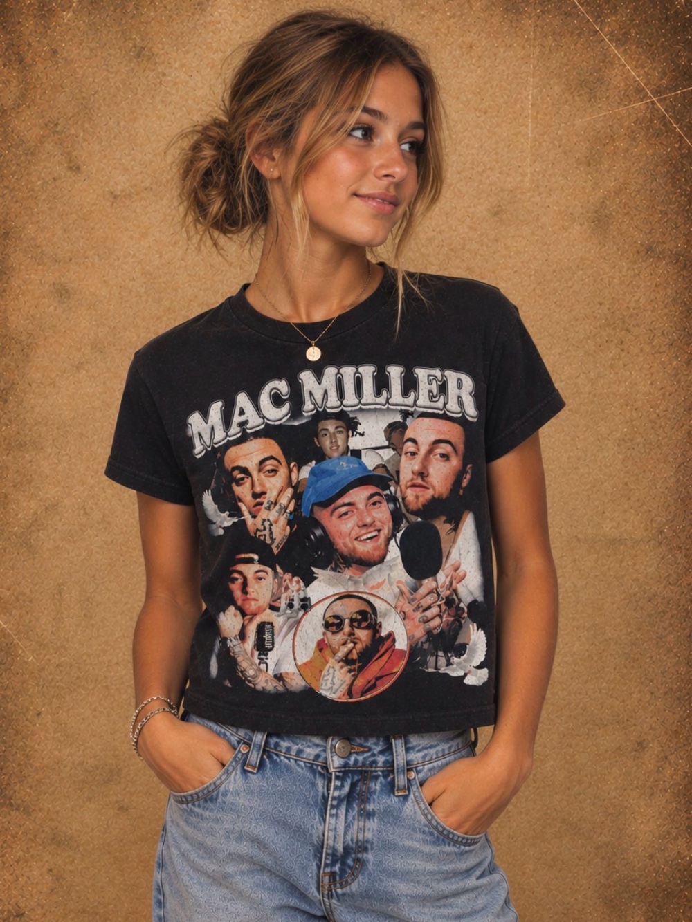 Black Graphic Mac Miller Tee